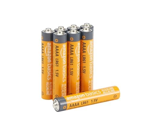 Amazon Basics 8-Pack AAAA Reliable Alkaline Batteries, 1.5 Volt, 3-Year Shelf Life